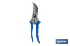 Tijeras de poda y recolección bypass | Cuchillas de acero SK5 | Mango ergonómico en PVC | Corte limpio y preciso | Uso profesional y doméstico - Cofan