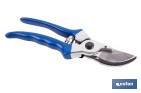 Tijeras de poda y recolección bypass | Cuchillas de acero SK5 | Mango ergonómico en PVC | Corte limpio y preciso | Uso profesional y doméstico - Cofan