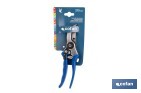 Tijeras de poda y recolección bypass | Cuchillas de acero SK5 | Mango ergonómico en PVC | Corte limpio y preciso | Uso profesional y doméstico - Cofan