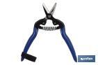 Harvest shears with short blade, straight tip and total length of 165mm | Special for gardening works - Cofan