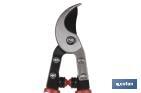 Pruning shears with aluminium handles | Professional lopper of 75cm | Forged carbon steel blades - Cofan