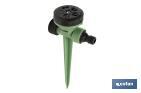IRRIGATION SPRINKLER | 5 SPRAY PATTERNS | PLASTIC | SUITABLE FOR GARDEN | IT CAN BE CONNECTED TO AN IRRIGATION LINE