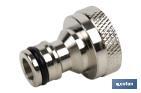 Adaptador de rosca | Hembra de latón | Para manguera de jardín | Diferentes Medidas - Cofan