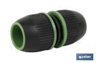 Hose repair connector for irrigation hoses | Available in different sizes | ABS - Cofan