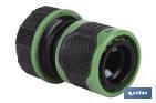 Conector de mangueras de riego | Diferentes Medidas | Fabricado en ABS - Cofan