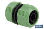 Hose repair connector for irrigation hoses | Available in two sizes | ABS - Cofan