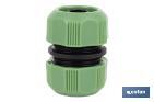 Hose repair connector for irrigation hoses | Available in two sizes | ABS - Cofan