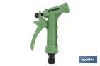 PISTOLA DE RIEGO PARA MANGUERA DE JARDÍN | PARA REGAR PLANTAS O CÉSPED | CON CHORRO DE ALTA PRESIÓN