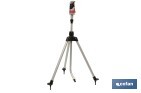Aspersor 4 posiciones | Con trípode telescópico | Adecuado para el riego de jardines y césped - Cofan