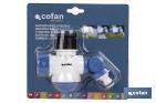 Hose tap adapter | With 3 spray patterns | Suitable for hose tap - Cofan