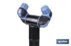 Torre de nebulización extensible para exteriores | Desde 12 hasta 48 cm | Boquillas de ángulo ajustable - Cofan