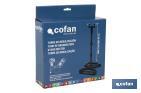 Torre de nebulización extensible para exteriores | Desde 12 hasta 48 cm | Boquillas de ángulo ajustable - Cofan