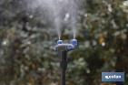 Torre de nebulización extensible para exteriores | Desde 12 hasta 48 cm | Boquillas de ángulo ajustable - Cofan
