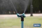 Torre de nebulización de 79 cm de altura con 2 boquillas ajustables | Perfecta para exteriores - Cofan