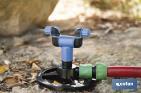 Nebulizador de jardín de 2 brazos con boquillas ajustables | Refresca e hidrata tus espacios exteriores - Cofan