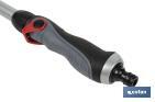 Lanza de riego multifunción de 76 cm de longitud y 6 posiciones riego | Control de caudal cómodo con el pulgar - Cofan
