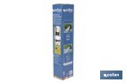 Ducha de jardín con trípode | Altura regulable | 2 funciones: ducha y nebulización | Conector universal incluido | Altura máxima: 162 cm - Cofan