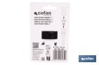 Adaptador de polipropileno con rosca hembra antifugas | Ligero y resistente | Adecuado para riego y mangueras | Salida de 1" - Cofan