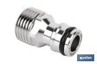Adaptador de latón de rosca macho | Diferentes medidas | Apto para manguera | Ideal para jardinería - Cofan