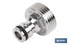 Adaptador de latón de rosca macho | Diferentes medidas | Apto para manguera | Ideal para jardinería - Cofan
