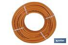 Rollo de Tubo de Gas Butano Flexible | Disponible en color naranja | Medidas: 8 mm x 60 m - Cofan