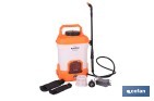 Pulverizador de espalda eléctrico | Sulfatadora a batería Li-Ion 12 V 2.0 Ah | Disponible en diferentes capacidades - Cofan