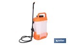 Pulverizador de espalda eléctrico | Sulfatadora a batería Li-Ion 12 V 2.0 Ah | Disponible en diferentes capacidades - Cofan