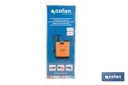 Hand-operated backpack sprayer | Capacity: 12 litres | Orange/black - Cofan