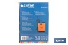 Hand-operated backpack sprayer | Capacity: 12 litres | Orange/black - Cofan