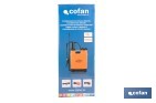 Hand-operated backpack sprayer | Capacity: 12 litres | Orange/black - Cofan