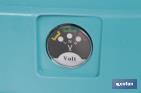 Pulverizador de espalda | Funcionamiento eléctrico y manual | Capacidad: 16 litros | Batería de Li-Ion 12 V | Lanza 60 cm | 4 boquillas | Correas acolchadas - Cofan
