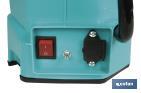 Pulverizador de espalda | Funcionamiento eléctrico y manual | Capacidad: 16 litros | Batería de Li-Ion 12 V | Lanza 60 cm | 4 boquillas | Correas acolchadas - Cofan