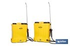 PULVERIZADOR DE ESPALDA ELÉCTRICO | BATERÍA DE LITIO DE 12 V | LANZA DE 58 CM CON CORREAS ACOLCHADAS | DISPONIBLE EN DOS CAPACIDADES DIFERENTES