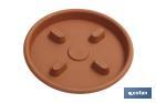 Plato Maceta "Dalia" Terracota - Cofan