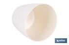 Round polypropylene pot | Special for plants and flowers | Perfect for indoor or outdoor use - Cofan