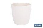 Round polypropylene pot | Special for plants and flowers | Perfect for indoor or outdoor use - Cofan