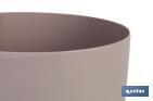 Round polypropylene pot | Special for plants and flowers | Perfect for indoor or outdoor use - Cofan