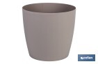 Round polypropylene pot | Special for plants and flowers | Perfect for indoor or outdoor use - Cofan