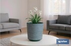 Macetas decorativas para interior | Maceteros redondos | Material: Polipropileno | Disponibles en diferentes colores y medidas - Cofan