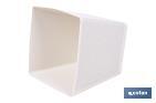 Maceteros decorativos para interior | Macetas cuadradas con plato integrado | Con señalizador de riego | Disponibles en diferentes colores y medidas - Cofan