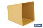 Maceteros decorativos para interior | Macetas cuadradas con plato integrado | Con señalizador de riego | Disponibles en diferentes colores y medidas - Cofan