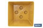 Maceteros decorativos para interior | Macetas cuadradas con plato integrado | Con señalizador de riego | Disponibles en diferentes colores y medidas - Cofan