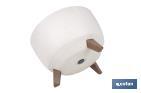 Macetas decorativas con patas desmontables | Macetas redondas con rayas | Resistentes a UV | Disponibles en varios colores y diferentes medidas - Cofan