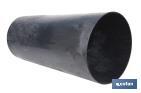 Maceteros cónicos decorativos con depósito | Color: negro | Resistentes para los UV | Material: polipropileno | Disponibles en diferentes medidas - Cofan