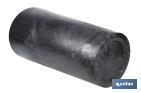 Maceteros cónicos decorativos con depósito | Color: negro | Resistentes para los UV | Material: polipropileno | Disponibles en diferentes medidas - Cofan