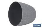 Maceteros decorativos con diseño trenzado | Resistentes a los UV | Material: polipropileno | Disponibles en diferentes medidas y colores - Cofan