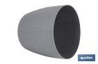 Maceteros decorativos con diseño trenzado | Resistentes a los UV | Material: polipropileno | Disponibles en diferentes medidas y colores - Cofan