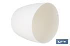 Maceteros decorativos con diseño trenzado | Resistentes a los UV | Material: polipropileno | Disponibles en diferentes medidas y colores - Cofan