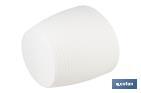 Maceteros decorativos con diseño trenzado | Resistentes a los UV | Material: polipropileno | Disponibles en diferentes medidas y colores - Cofan