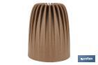 Maceteros decorativos ecológicos | Diseño con rayas en relieve | Tapón de drenaje incorporado | Disponibles en dos colores con diferentes medidas - Cofan